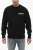 Sweatshirt met ronde hals van geborsteld katoen en bedrukt logo in het zwart
