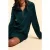 ICode Midnight Green Ribbed Velvet Dress Midnight Green