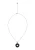 usha WHITE LABEL Ketting  zwart / zilver