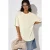 T-shirt met korte mouwen en slitsdetails op de ronde hals