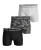 Björn Borg – 3 Paar Heren Katoenen Comfort Stretch Pasvorm Boxershorts – Grijs Mix