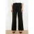 LOLALIZA wide leg regular waist broek zwart