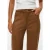 VERO MODA suede wide leg high waist casual broek bruin