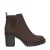ONLY Onlbarbara Heeled Bootie Noos chelsea boots met blokhak – kaki