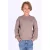 B.Nosy rechtvallende sweater met backprint – bruin