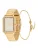 CLUSE Analoog horloge ‘Fluette’  goud / transparant / wit
