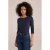 WE Fashion top donkerblauw