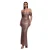 Strakke damesjurk Goddiva Off The Shoulder Sequin Wing