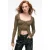 Blouse met regular fit en eenvoudige halslijn
