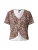 PIECES Blouse ‘PCAMBER’  bruin / zwart