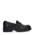 No Stress chunky leren loafers met gesp zwart