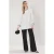 Trendyol Modest Dames Ecru Effen Lang Regular fit Modest Overhemden
