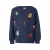 s.Oliver sweater met print – donkerblauw