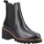 Hush Puppies Gaia Dames Zwarte Leren Chelsea Laarzen Met Hak