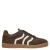 No Stress leren sneakers – donkerbruin