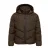 ONLY CARMAKOMA Plus Size gewatteerde winterjas – donkerbruin