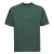 Russell Europa Heren Werkkleding Korte Mouwen Katoenen T-Shirt (Fles groen)