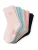 SCHIESSER Sokken ‘Rainbow’  ecru / lichtblauw / rosa / zwart