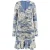 GUESS Ls Lillian Dress Rose River Print Blu