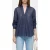 Closed Long Sleeve Blouse Shirt Space Blue