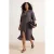 Trendyol Curve Dames Bruin Effen Midi Mouwloos Casual Blousejurk Grote maten Jurk