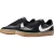 Nike Dames/Dames Leren Platte Trainers (Zwart/Gum)