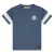 Stains&Stories T-shirt met backprint donkerblauw