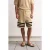 Heren Katoenen Gestreepte Sweatshort