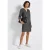 Street One Dames Corduroy jurk met gespleten hals in Grijs
