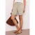 Street One Dames Straight Legs bermuda met omslag in Beige