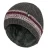 Heat Holders – Wintermuts met manchet voor heren – Houtskool