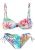 LASCANA Bikini  turquoise / oranje / rood / wit