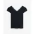Dames-T-shirt met V-hals Superdry Ess Lace Trim