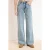 TRENDYOLMİLLA Dames Blauw Effen Wijde pijp Hoge taille Jeans