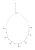 faina Ketting  zilver / transparant