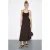 Hoge Taille A-Lijn Wrap Rok met Strikdetail