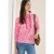Cecil Dames Tweekleurig shirt met capuchon in Pink