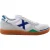 Munich Gresca Signature voetbalschoenen voor binnen met verstevigde neus voor heren (Wit/blauw)