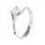 Solitaire Diamond 0,40 Cts 4 Claws White Gold 18 Karaat
