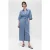 ZENGGI Fine Linen Visc Shirt Dress Everest Blue