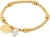 Embrace Design Demi Stainless steel/14 carate gold Geel dames