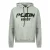 Plein Sport Zwart Logo Grijze Hoodie
