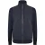 Boss Heren-sweatshirt van Shepherd met geweven stof en doorlopende ritssluiting (Donkerblauw)