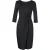 Brook Taverner Dames/Dames One Collection Neptune Jurk (Zwart)