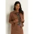 Claudia Sträter suede jasje cognac