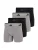 ADIDAS SPORTSWEAR Boxershorts ‘ Active Flex Ergonomic ‘  grijs / zwart