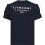 Stempelafdruk T-Shirt in Marineblauw