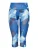 ONLY PLAY Sportbroek ‘ONPRYA-2-LOA’  blauw / aqua / lichtblauw / grijs