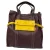 Valentino Garavani Kleurverloop Tote Bag in Bordeau en Gele Leer