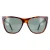 Saint Laurent SL 526 002 glanzend medium havana effen groene zonnebril